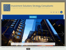 Tablet Screenshot of investment-solutions.com